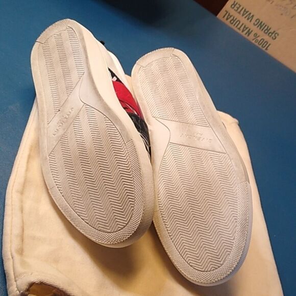 Givenchy Size 38 Slide on White and Red Sneakers with Bag - Picture 5 of 9